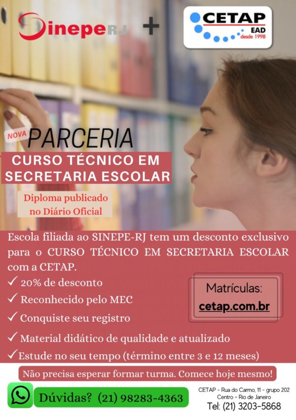 Parceria CETAP RJ Sinepe RJ